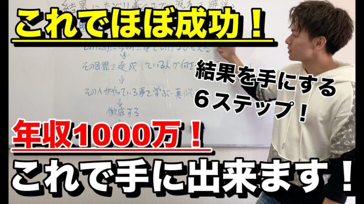 【ビジネス・副業】ビジネスで結果を手にする６ステップ！（中川恭輔）