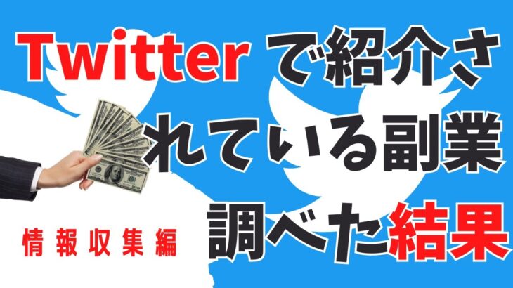 【副業確認報告】Twitterのめっちゃ稼げます！といわれている副業を調べてみた結果のお話。