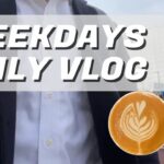 Weekdays Daily Vlog | サラリーマン→カフェ店員、働くだけの3日間