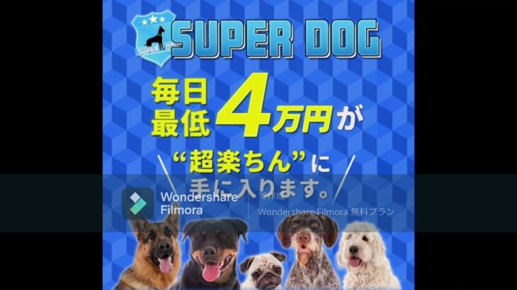 スマホ 副業 SUPER DOG スーパードッグ 評判 評価 検証 口コミ レビュー