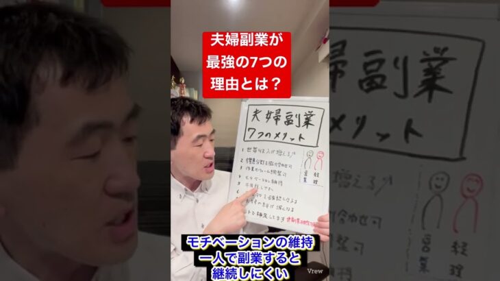 夫婦副業で稼げば、老後2000万問題は解決します。夫婦副業で夫婦円満になれば最高ですね！夫婦で経営している意識でやりましょう！