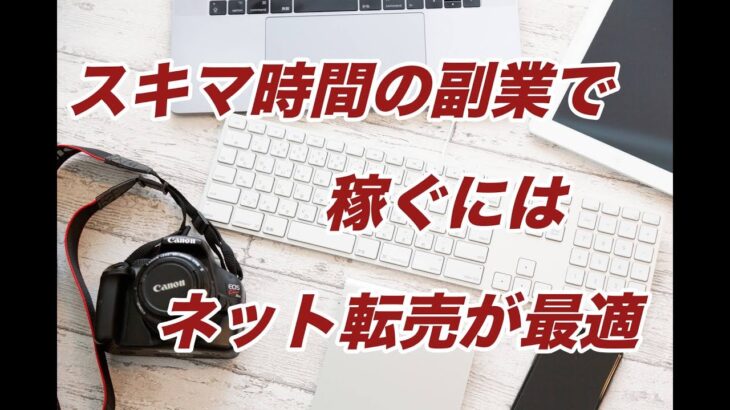 【ネットビジネス初心者 初心者】スキマ時間の副業で稼ぐにはネット転売が最適