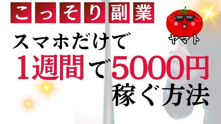 【こっそり副業】スマホだけで1週間で5000円稼ぐ方法【Twitterアフィリエイト】