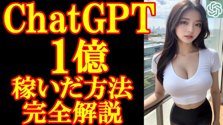 【億り人続出】ChatGPTで1億稼いだ実体験話します！