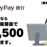 【PayPay銀行】ただ口座を開設するだけの、簡単スマホ副業。