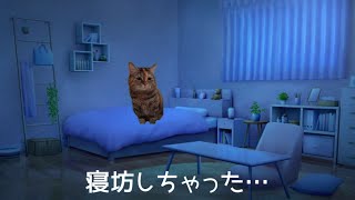 朝活副業サラリーマンの理想と現実#猫ミーム