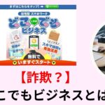 どこでもビジネスは副業詐欺？怪しい在宅型スマホワークの評判や詳細を調査　#スマホ副業