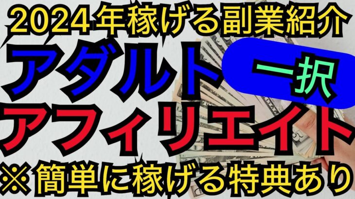 2024年稼げる副業を探している人へ。適応障害から月15万稼げた男が贈る最強の副業はアダルトアフィリエイトだ