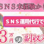 【在宅副業】ＳＮＳ未経験からＳＮＳ運用代行で月３万円の副収入