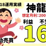 毎日不労所得で安定収入★完全放置の副業で稼ぎまくり！｜神龍EA　FX自動売買　安定型　爆益型　無料EA　完全放置　不労所得　分散投資　EA太郎　ドル円霊夢　Mr.ふらっと