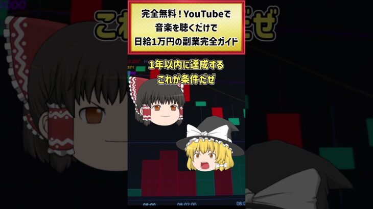 【副業初心者におすすめ】YouTubeで音楽を聴くだけで日給1万円!? #shorts #副業 #副業おすすめ