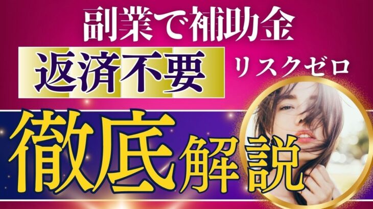 【副業で補助金】返済不要の補助金の種類と注意点