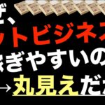 【ネットビジネスで稼ぐのは簡単！】初心者でも稼げない原因がスグ見つかる→稼げる。インターネットビジネスの始め方。詐欺的な儲け話×。おすすめ副業・起業・2024・コンテンツ販売・コンテンツマーケティング