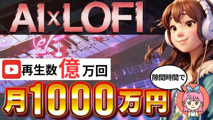 【 初心者 でも10分でできる】 スマホ だけで LOFI音楽 で簡単に 稼げる ！ 在宅 に おすすめ な AI 副業 を特別公開！【 チャットGPT  】