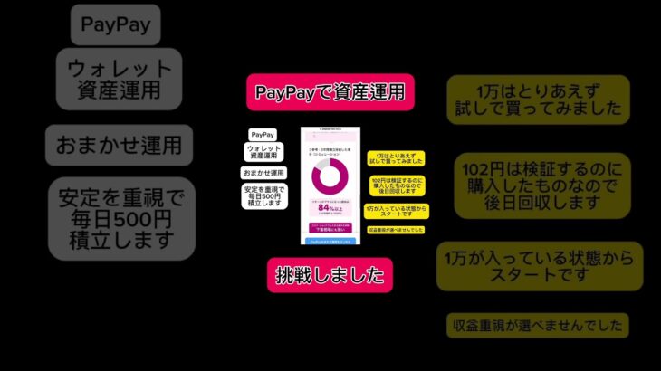 【副業shots 】PayPayの資産運用に手を出してみました！！　#副業 #youtube #スマホ