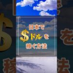 日本にいながらドルを稼ぐ方法　#外貨収入 #副業