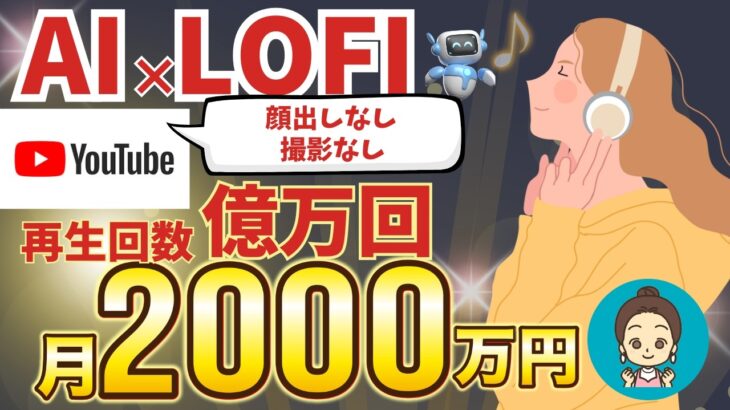 【 顔出し無し 誰にも ばれずに 副業 】 LOFI 音楽 で月に10万円 稼ぐ 方法実践【 初心者 でも簡単】【 スマホ のみ 】【 チャットgpt 】